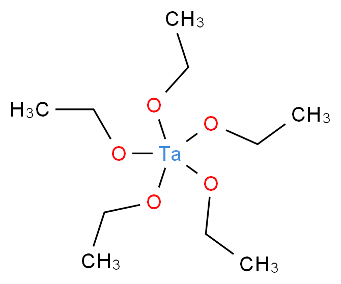 乙醇钽(V)_分子结构_CAS_6074-84-6)