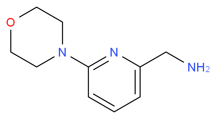 (6-morpholinopyrid-2-yl)methylamine_分子结构_CAS_868755-52-6)