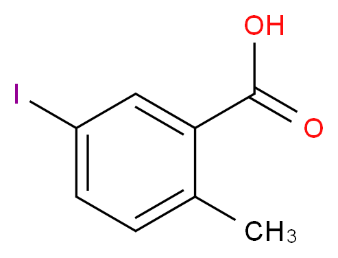 5-Iodo-2-methylbenzoic acid_分子结构_CAS_)