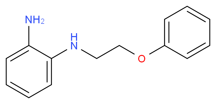 (2-aminophenyl)(2-phenoxyethyl)amine_分子结构_CAS_346662-82-6)