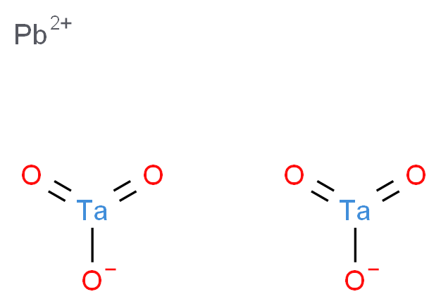 钽酸铅(II)_分子结构_CAS_12065-68-8)