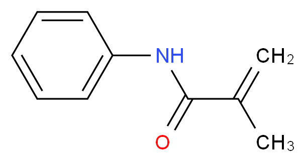 2-methyl-N-phenylprop-2-enamide_分子结构_CAS_1611-83-2