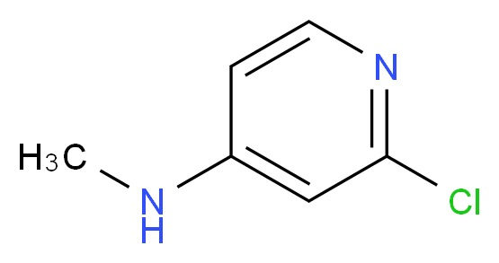 2-CHLORO-N-METHYLPYRIDIN-4-AMINE_分子结构_CAS_66131-68-8)