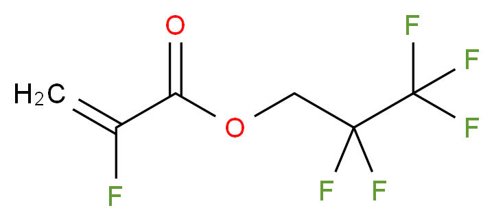 2,2,3,3,3-pentafluoropropyl 2-fluoroprop-2-enoate_分子结构_CAS_96250-35-0