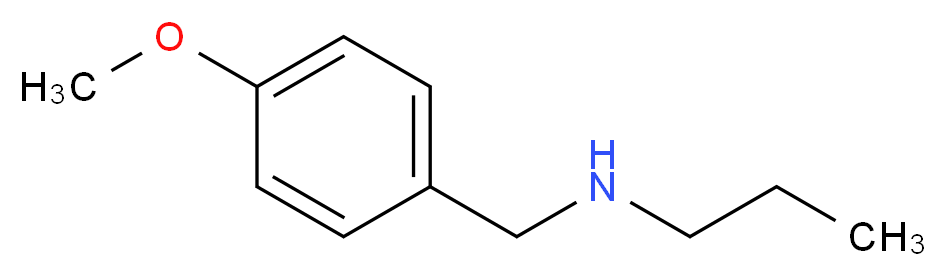 [(4-methoxyphenyl)methyl](propyl)amine_分子结构_CAS_90390-02-6