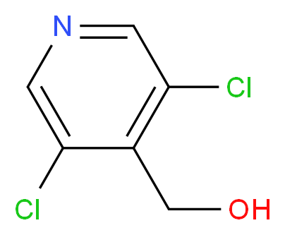 (3,5-Dichloro-4-pyridyl)methanol_分子结构_CAS_159783-46-7)