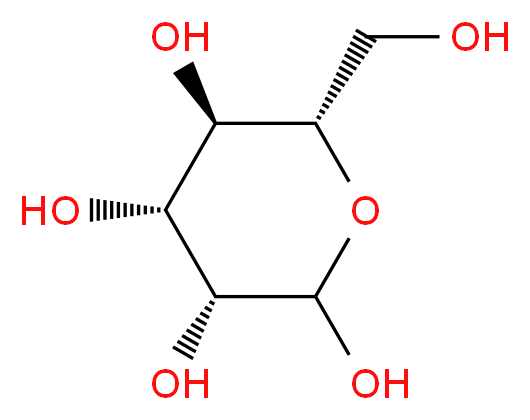 (3R,4R,5R,6S)-6-(hydroxymethyl)oxane-2,3,4,5-tetrol_分子结构_CAS_10030-80-5