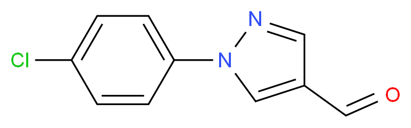 1-(4-Chloro-phenyl)-1H-pyrazole-4-carbaldehyde_分子结构_CAS_63874-99-7)