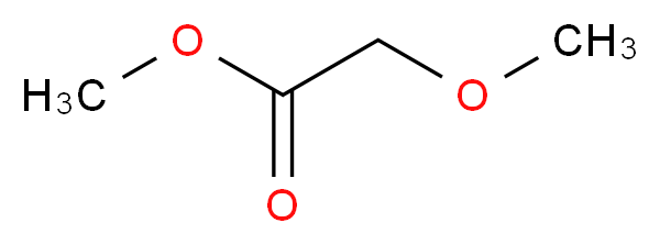 甲氧基乙酸甲酯_分子结构_CAS_6290-49-9)