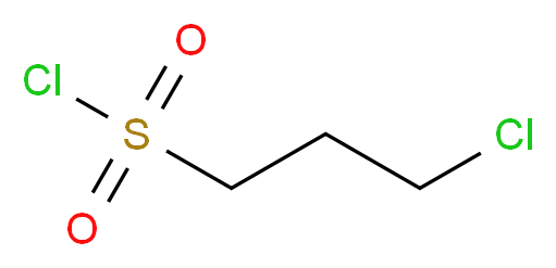 3-氯丙烷磺酰氯_分子结构_CAS_1633-82-5)