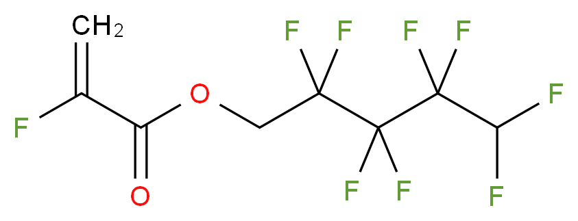 2,2,3,3,4,4,5,5-octafluoropentyl 2-fluoroprop-2-enoate_分子结构_CAS_87910-92-7