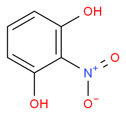 2-nitrobenzene-1,3-diol_分子结构_CAS_)