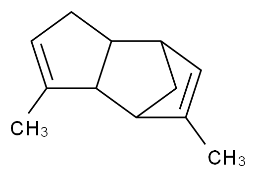 3,9-dimethyltricyclo[5.2.1.0<sup>2</sup>,<sup>6</sup>]deca-3,8-diene_分子结构_CAS_26472-00-4