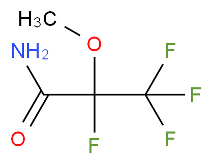 2-Methoxy-2,3,3,3-tetrafluoropropanamide_分子结构_CAS_10186-65-9)