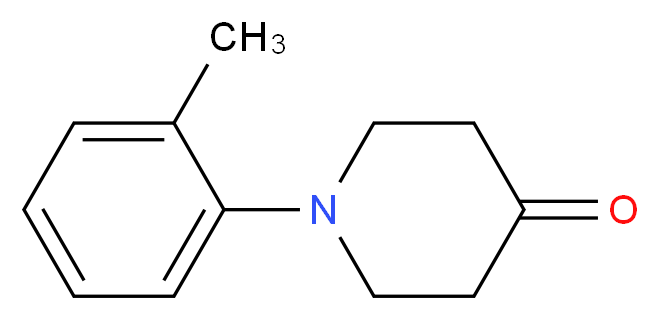 1-(2-methylphenyl)piperidin-4-one_分子结构_CAS_218610-72-1)