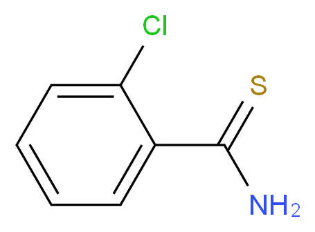 2-chlorobenzene-1-carbothioamide_分子结构_CAS_15717-17-6