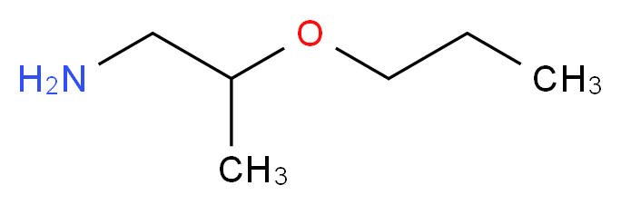 (2-propoxypropyl)amine_分子结构_CAS_883533-22-0)