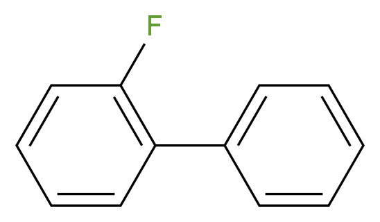 1-fluoro-2-phenylbenzene_分子结构_CAS_321-60-8