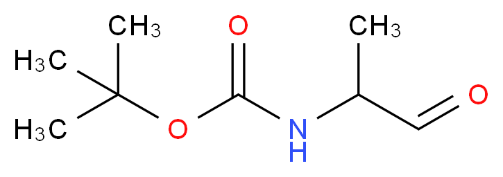 tert-butyl N-(1-oxopropan-2-yl)carbamate_分子结构_CAS_114857-00-0