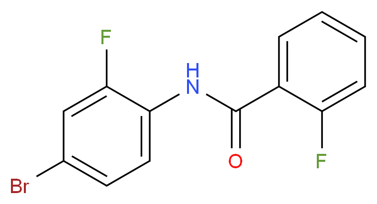 N-(4-bromo-2-fluorophenyl)-2-fluorobenzamide_分子结构_CAS_551906-53-7