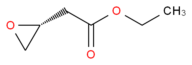 ethyl 2-[(2R)-oxiran-2-yl]acetate_分子结构_CAS_112083-63-3