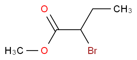 Methyl 2-bromobutyrate_分子结构_CAS_3196-15-4)