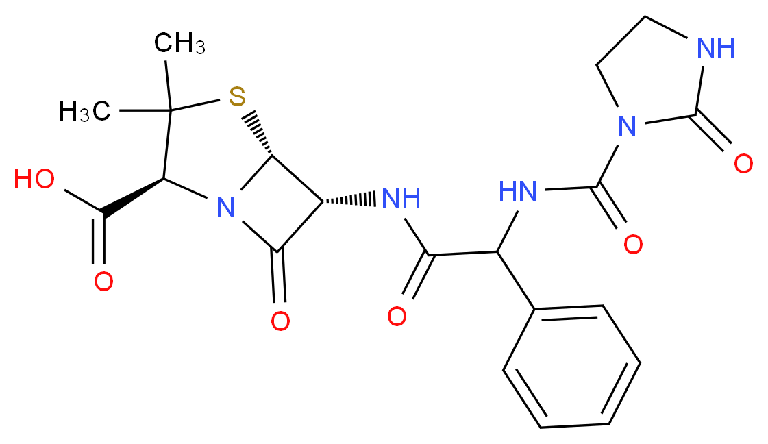 Azlocillin_分子结构_CAS_37091-66-0)