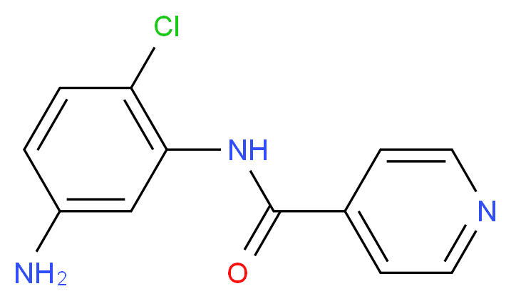 N-(5-Amino-2-chlorophenyl)isonicotinamide_分子结构_CAS_)
