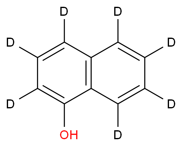 1-萘酚-2,3,4,5,6,7,8-d7_分子结构_CAS_124251-84-9)