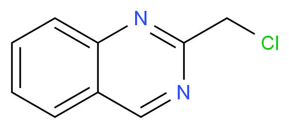 2-(chloromethyl)quinazoline_分子结构_CAS_6148-18-1