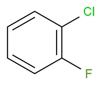 o-CHLOROFLUOROBENZENE_分子结构_CAS_348-51-6)