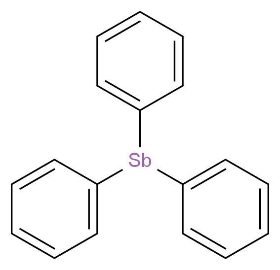 Triphenylantimony (III)_分子结构_CAS_603-36-1)