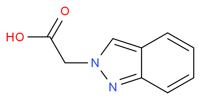 2H-Indazol-2-ylacetic acid_分子结构_CAS_58037-05-1)