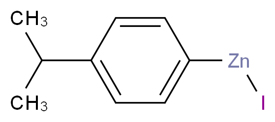 iodo[4-(propan-2-yl)phenyl]zinc_分子结构_CAS_308796-20-5