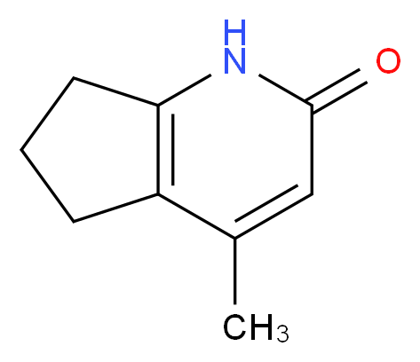 4-Methyl-1,5,6,7-tetrahydro-2H-cyclopenta[b]-pyridin-2-one_分子结构_CAS_20594-30-3)