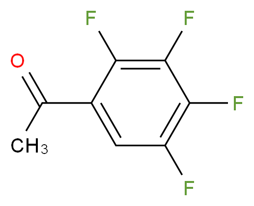 1-(2,3,4,5-tetrafluorophenyl)ethan-1-one_分子结构_CAS_66286-21-3