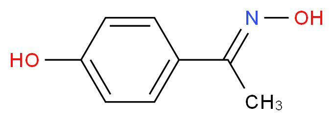 4'-Hydroxyacetophenone Oxime _分子结构_CAS_34523-34-7)