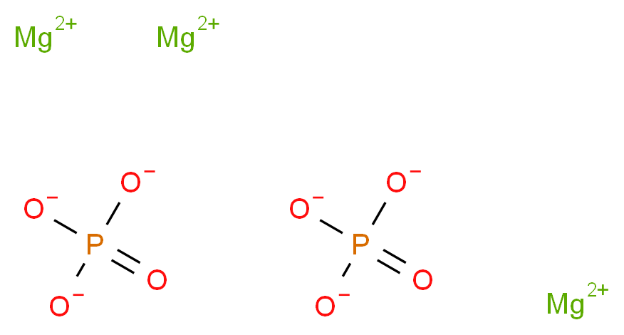 Magnesium phosphate tribasic_分子结构_CAS_10233-87-1)