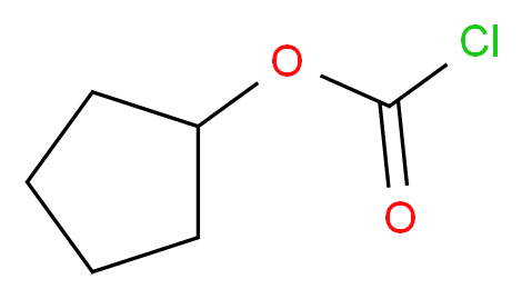 Cyclopentyl carbonochloridate_分子结构_CAS_50715-28-1)