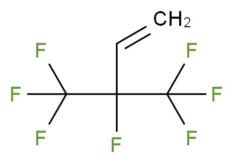 3,4,4,4-tetrafluoro-3-(trifluoromethyl)but-1-ene_分子结构_CAS_88562-41-8