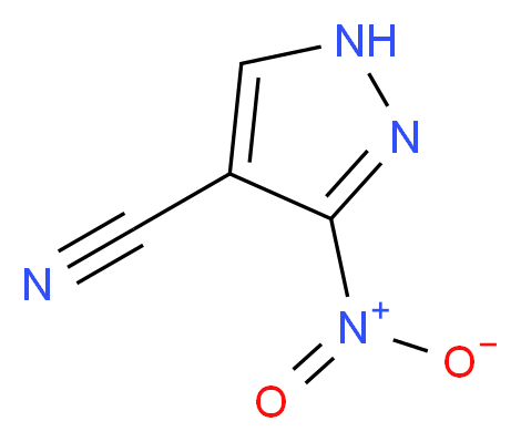 3-Nitro-1H-pyrazole-4-carbonitrile_分子结构_CAS_39205-87-3)