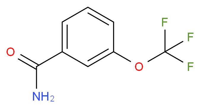 3-(trifluoromethoxy)benzamide_分子结构_CAS_658-91-3