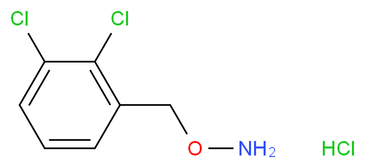 1-[(Aminooxy)methyl]-2,3-dichlorobenzene hydrochloride_分子结构_CAS_)