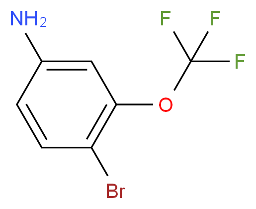 4-bromo-3-(trifluoromethoxy)aniline_分子结构_CAS_116369-25-6