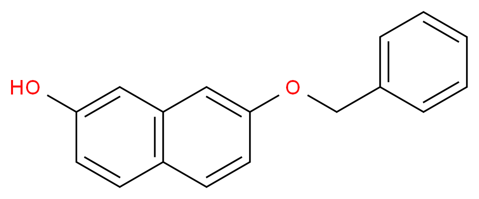 7-(benzyloxy)naphthalen-2-ol_分子结构_CAS_118495-07-1