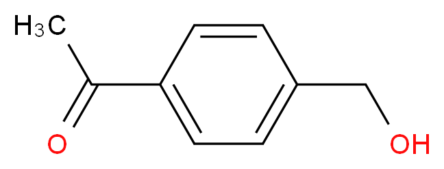 1-(4-Hydroxymethyl-phenyl)-ethanone_分子结构_CAS_75633-63-5)