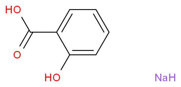 2-hydroxybenzoic acid sodium hydride_分子结构_CAS_54-21-7