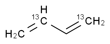 (1,3-<sup>1</sup><sup>3</sup>C<sub>2</sub>)buta-1,3-diene_分子结构_CAS_1173023-33-0