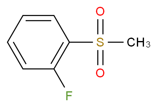 2-氟苯基甲基砜_分子结构_CAS_654-47-7)