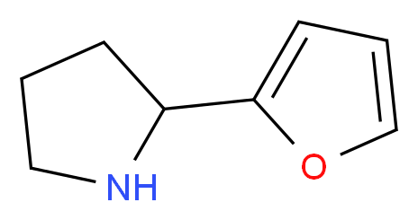 2-(furan-2-yl)pyrrolidine_分子结构_CAS_)